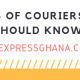 Types of couriers you should know.